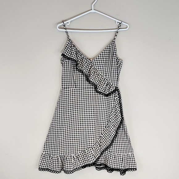BB Dakota Ruffle Gingham Dress Sz. 4 - Picture 3 of 10